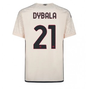 AS Roma Paulo Dybala #21 Udebanetrøje 2023-24 Kort ærmer
